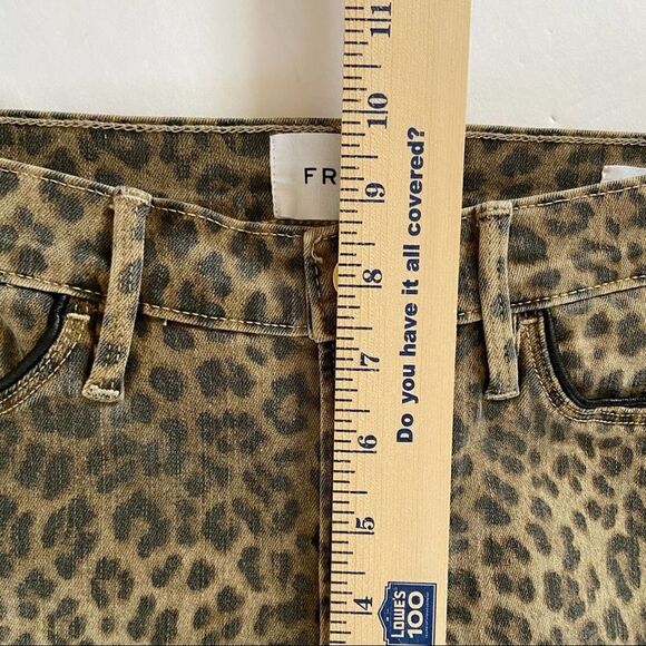 Frame Le Skinny De Jeanne Leopard Skinny Jeans Size 28 - Picture 11 of 11